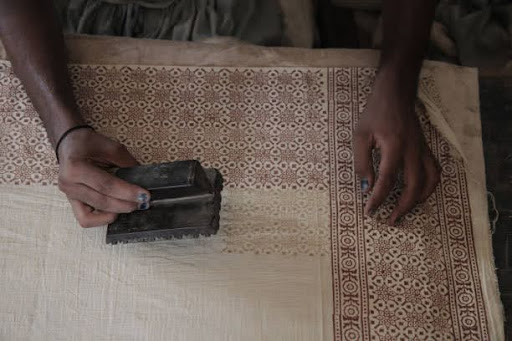 Natural dye and hand block printing