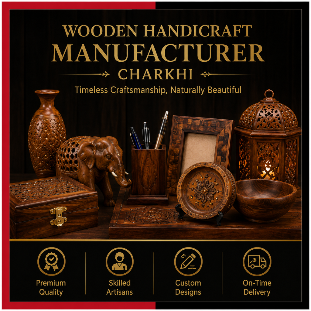 Wooden Handicraft Charkhi Dadri
