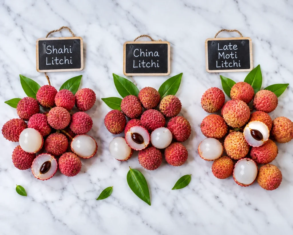 TYPES OF LITCHI