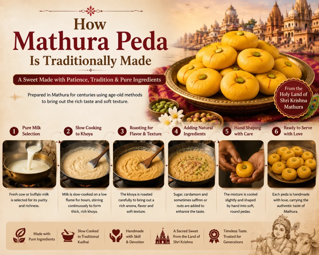 how mathura peda made