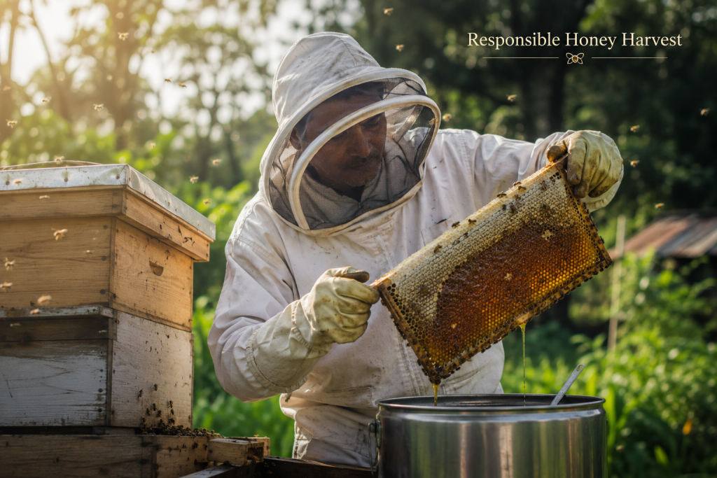 Responsible honey harvesting in Baksa Assam