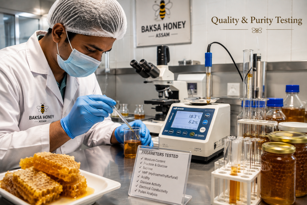 Honey quality testing laboratory in Baksa Assam