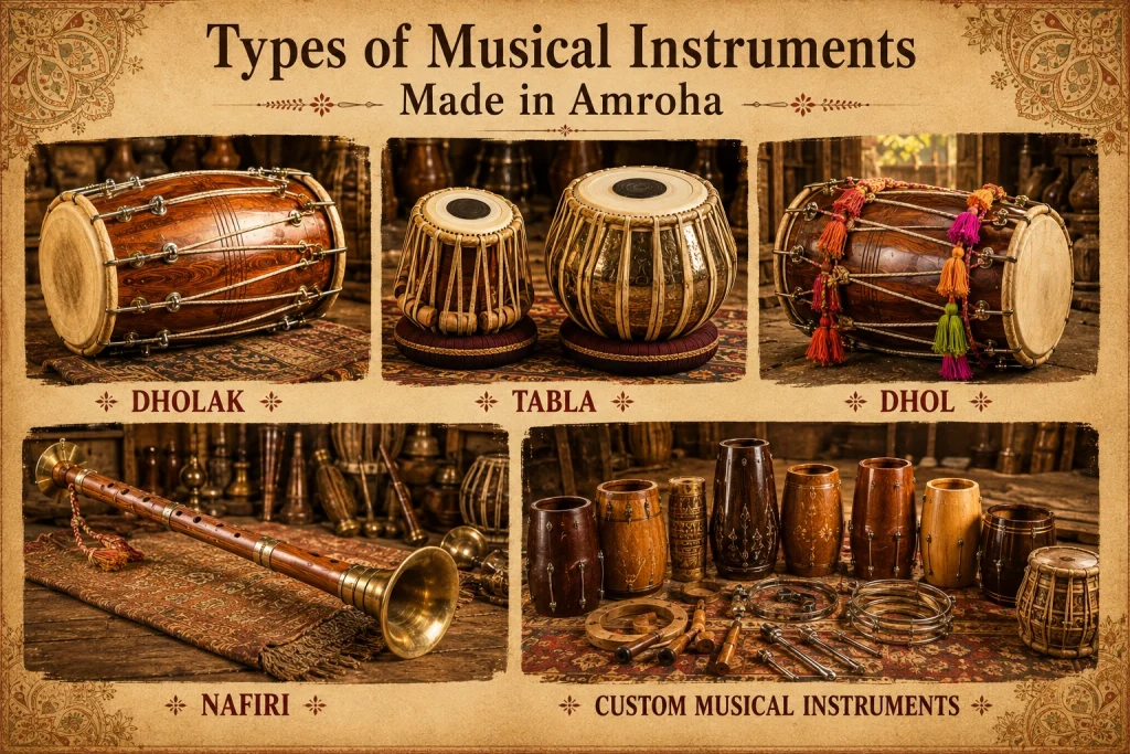 types of instruments