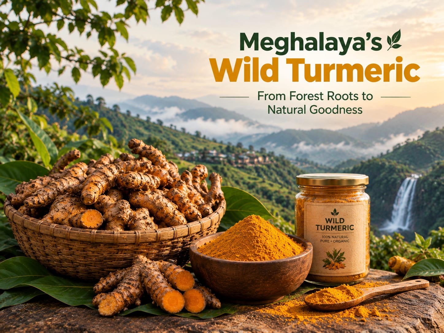 Meghalya's turmeric powder